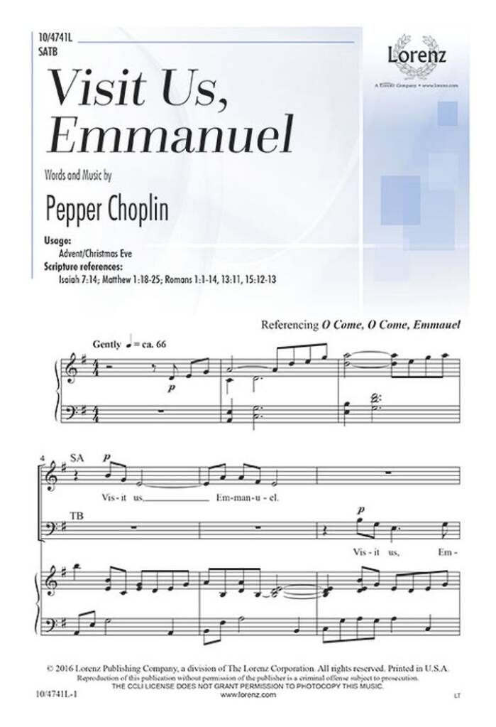 Visit Us, Emmanuel